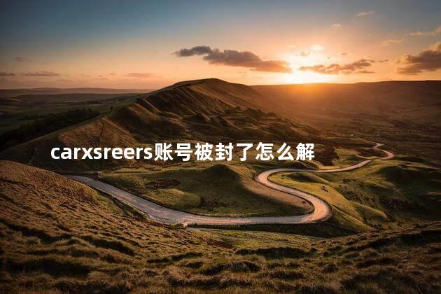 carxsreers账号被封了怎么解封