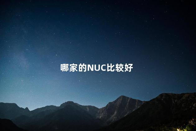 哪家的NUC比较好